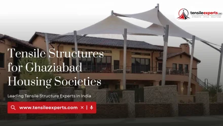 Tensile Structures for Ghaziabad Housing Societies