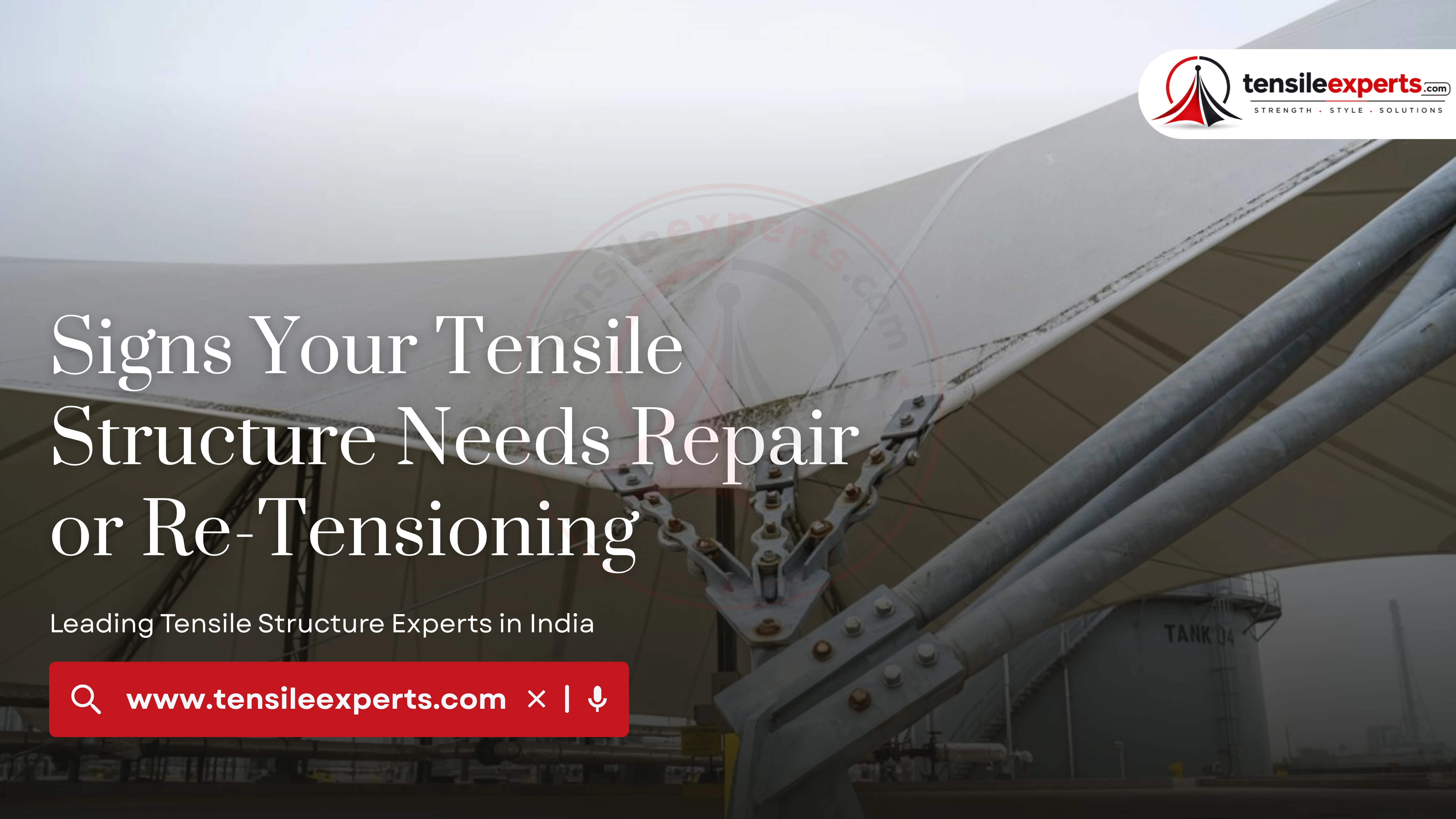 Signs Your Tensile Structure Needs Repair or Re-Tensioning