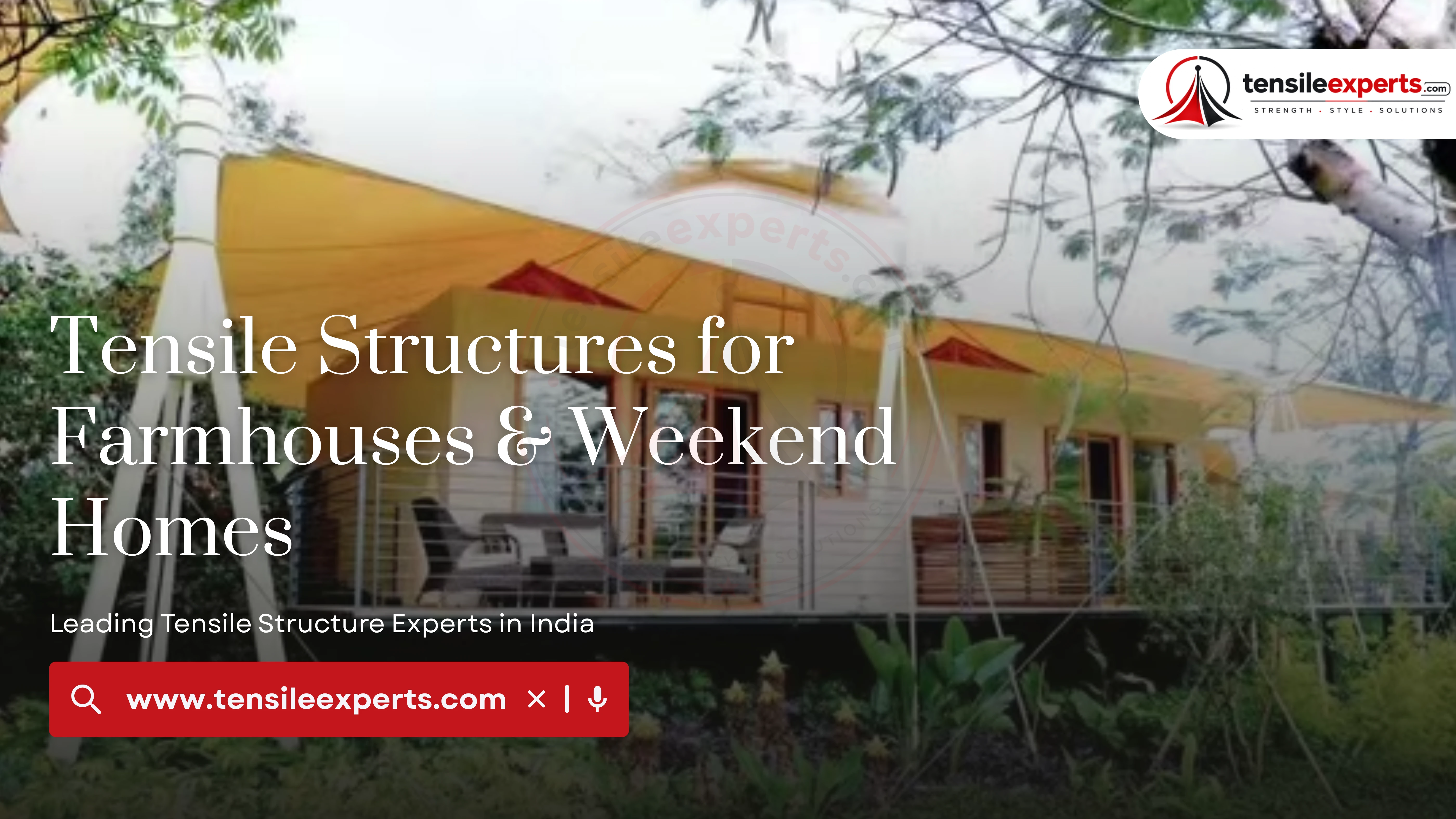 Tensile Structures for Farmhouses & Weekend Homes