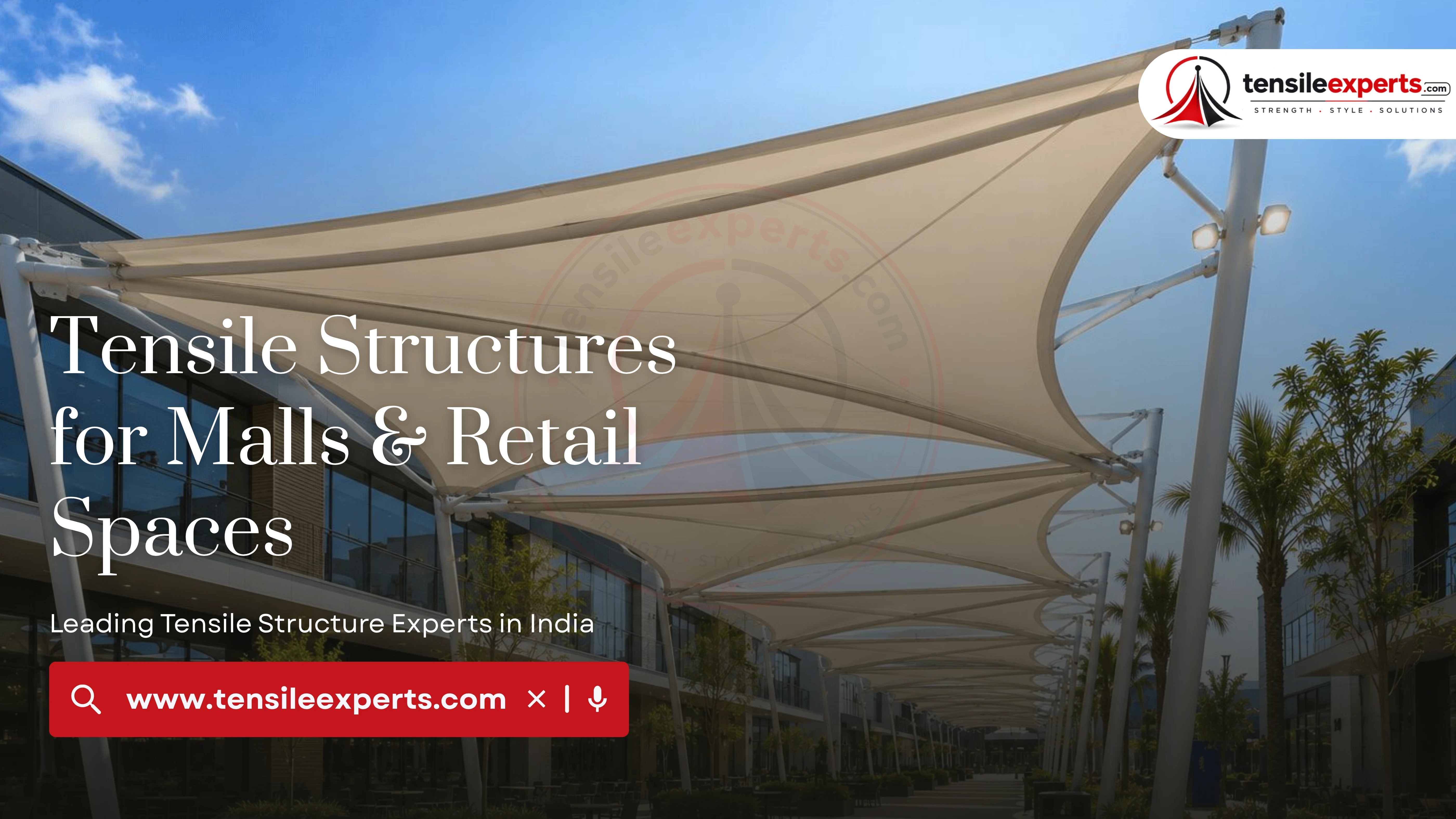 Tensile Structures for Malls & Retail Spaces