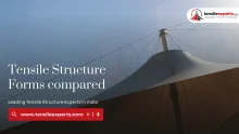 Tensile Structure Forms Compared: Cone, Dome, Membrane & Roof Structures
