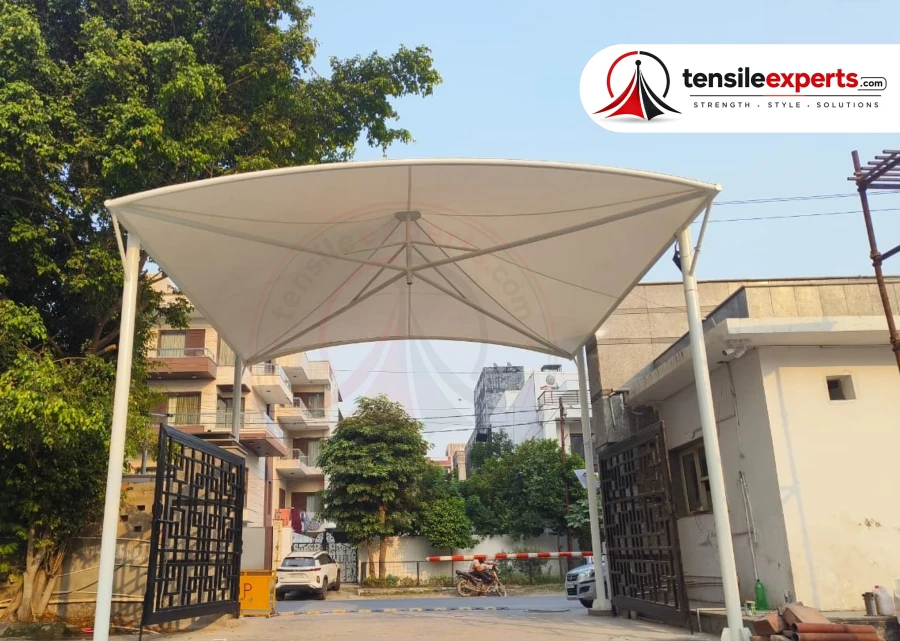 Tensile Entrance Structure project in Hyderabad, Telangana