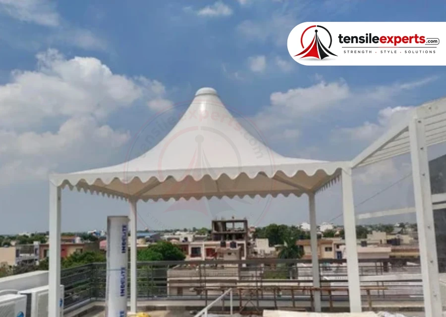 Tensile Pergola Structure project in Bengaluru, Karnataka