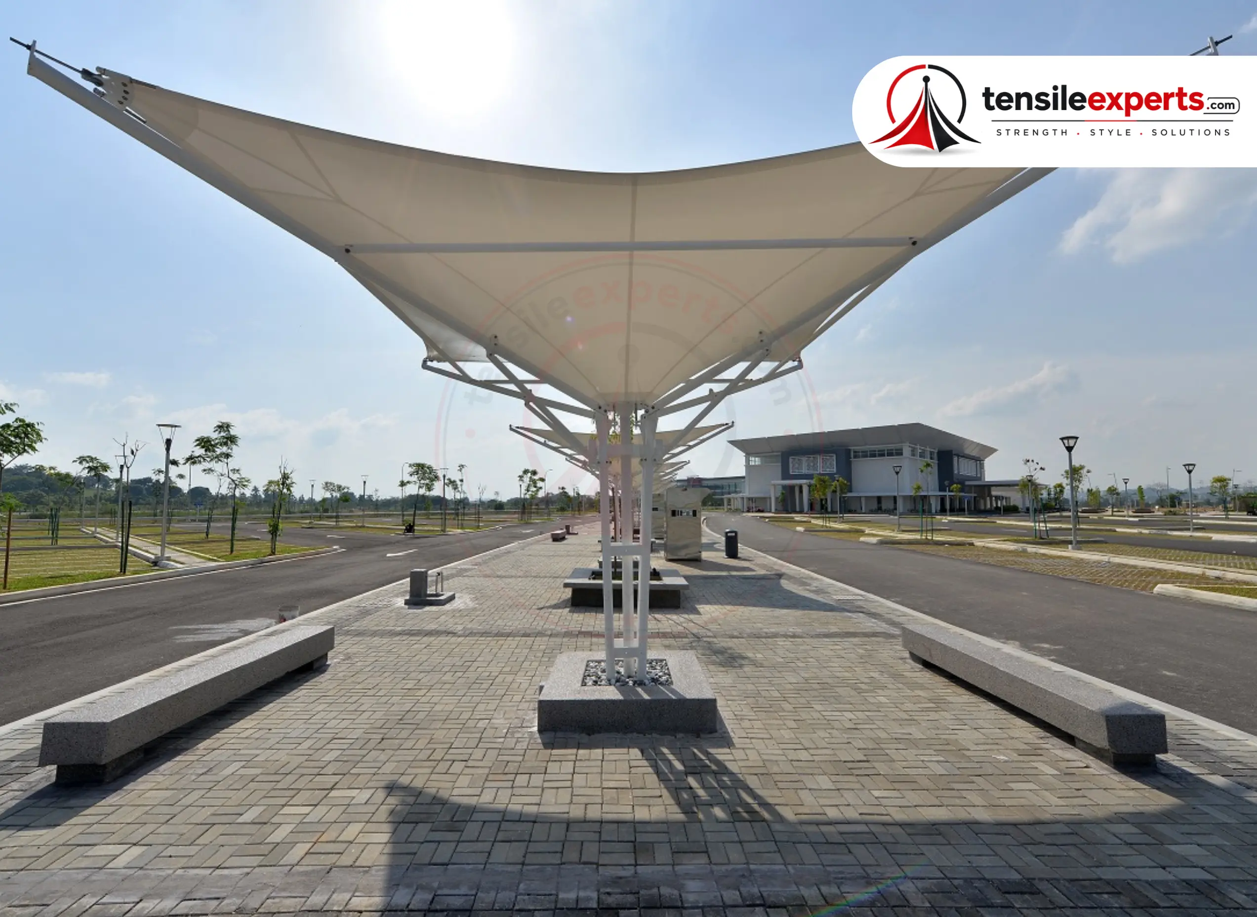 Tensile Experts project detail showing compact lightweight-support reference