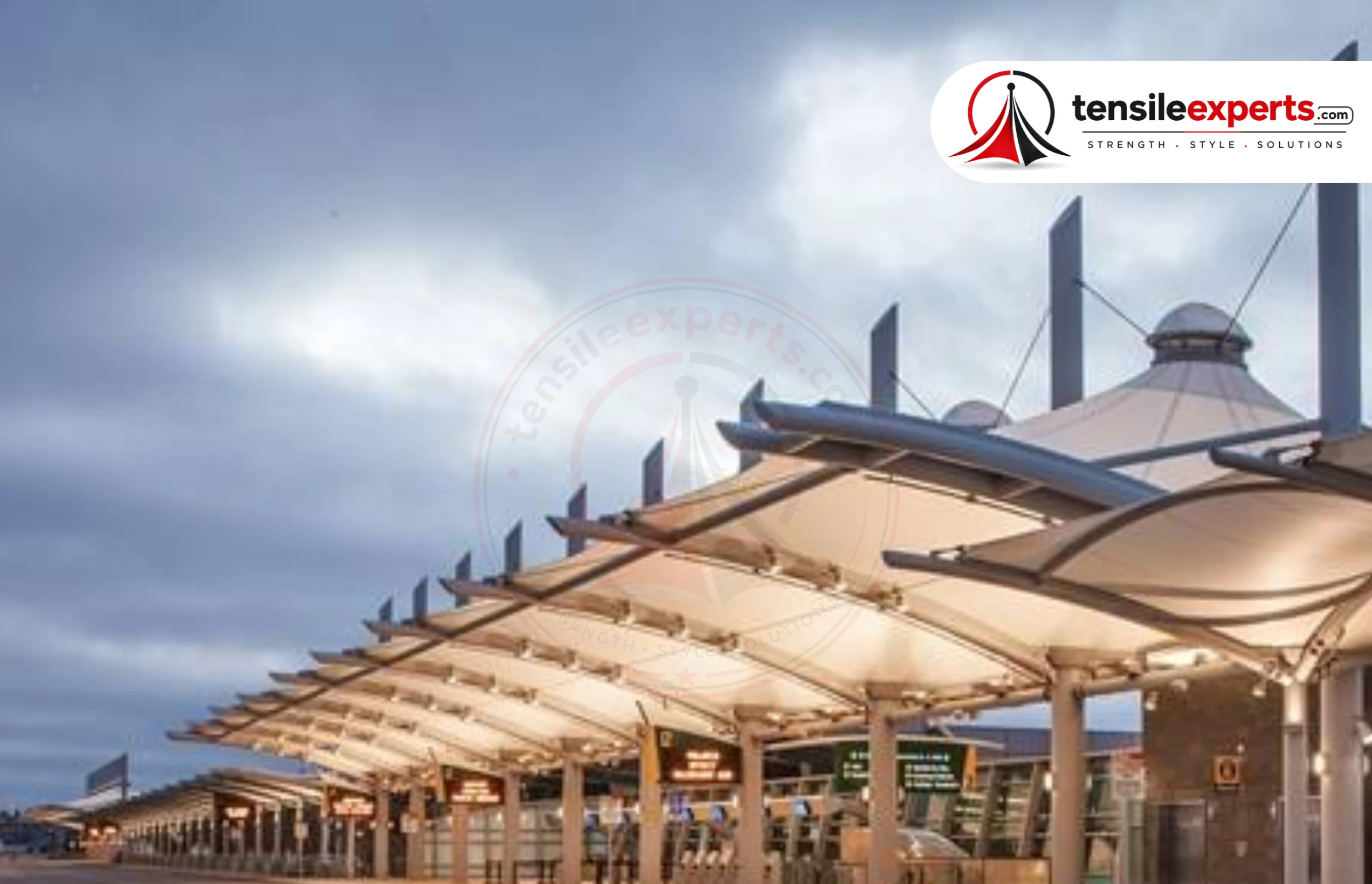 Large-span steel frame concept for a bus depot roof